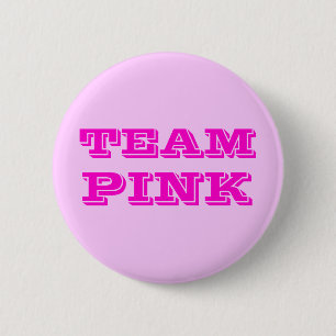 Team Roze Ronde Button 5,7 Cm