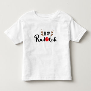 Team Rudolph Family Kerstdesign Kinder Shirts