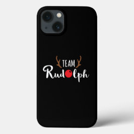 Team Rudolph KerstMotif iPhone 13 Hoesje