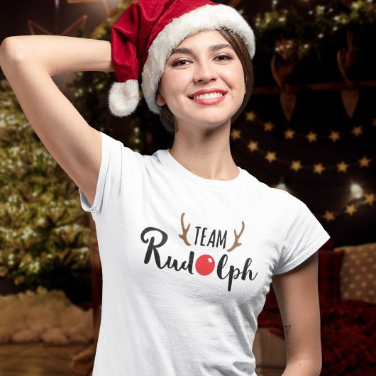 Team Rudolph - Logo kerstteam T-shirt