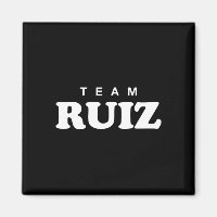 Team Ruiz Gepersonaliseerde Achternaam Bruid Bruid