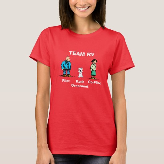 "Team RV" T shirt (Voorkant)