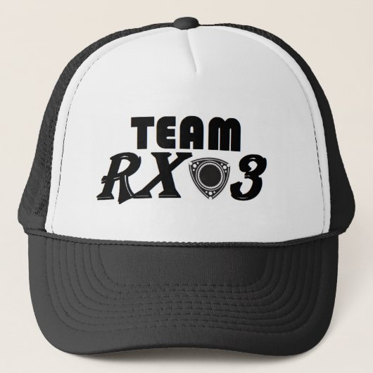 Team Rx3 Trucker Hat Trucker Pet (Voorkant)