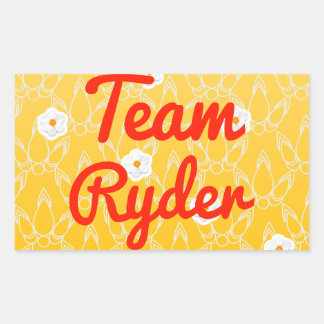Team Ryder Rechthoekige Sticker