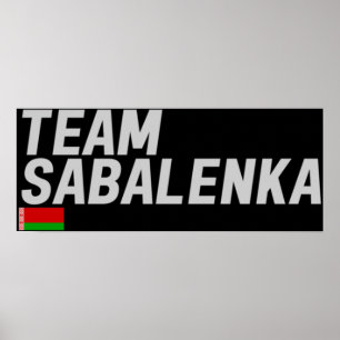 TEAM SABALENKA POSTER