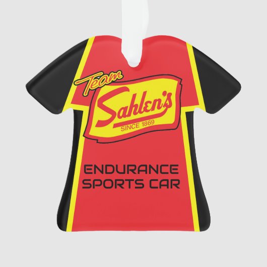 Team Sahlen crew uniform ornament  (devant)