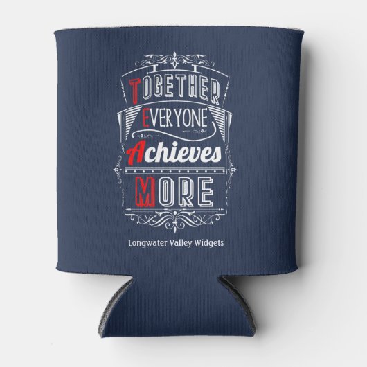 Team samen elk bereiken meer blikjeskoeler (Voorkant)