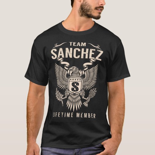 Team SANCHEZ Lifetime Lid T-shirt (Voorkant)