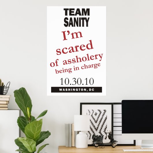 Team Sanity poster (Bureau à domicile)