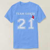 Team Santa 2021 Funny Family Matching met Kerstmis T-shirt (Design voorkant)