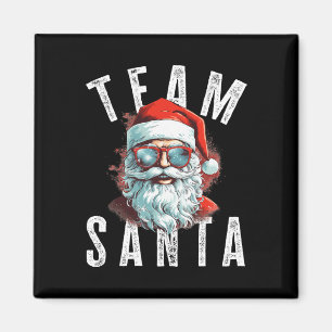 Team Santa Christmas Funny Xmas Santa Claus 1 Magneet