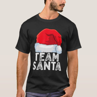 Team Santa familie traditie Kerstteam T-shirt