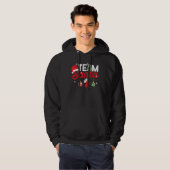 Team Santa Family Tradition Christmas Squad Matchi Hoodie (Voorkant volledig)