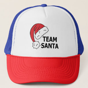 Team Santa Shirt, Kerstmis Trucker Pet