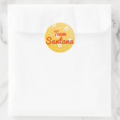Team Santana Ronde Sticker (Tas)