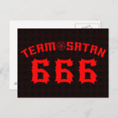Team Satan Briefkaart (Voorkant / Achterkant)
