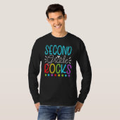 Team Second Grade Hello 2nd Grade Rocks Back To Sc T-shirt (Voorkant volledig)