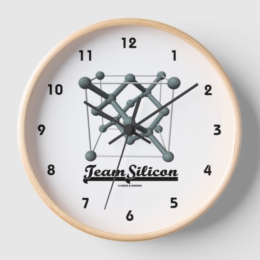 Team Silicon Eenheid Cel Chemische Structuur (Voorkant)