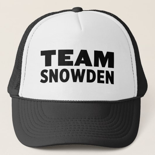 Team Snowden Trucker Pet (Voorkant)