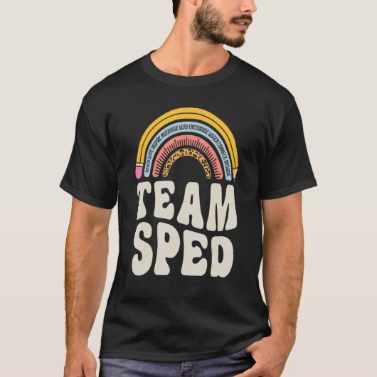 Team SPED Teacher Special Education Speducator Wom T-shirt (Voorkant)