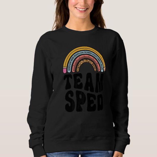 Team SPED Teacher Special Education Speducator Wom Trui (Voorkant)