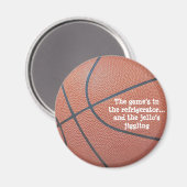 Team Spirit_Basketball textuur Magneet (Voorkant / Achterkant)