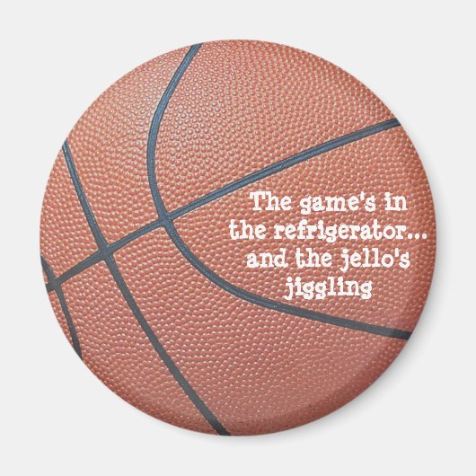 Team Spirit_Basketball textuur Magneet (Voorkant)