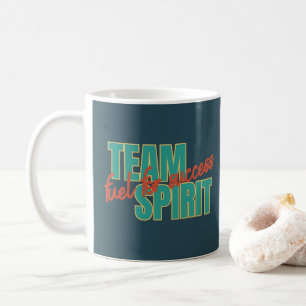Team Spirit Inspirerende Spreuk Bedrijfs Cadeau Koffiemok