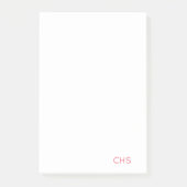 Team Spirit School Initialen Monogram Notes (Voorkant)