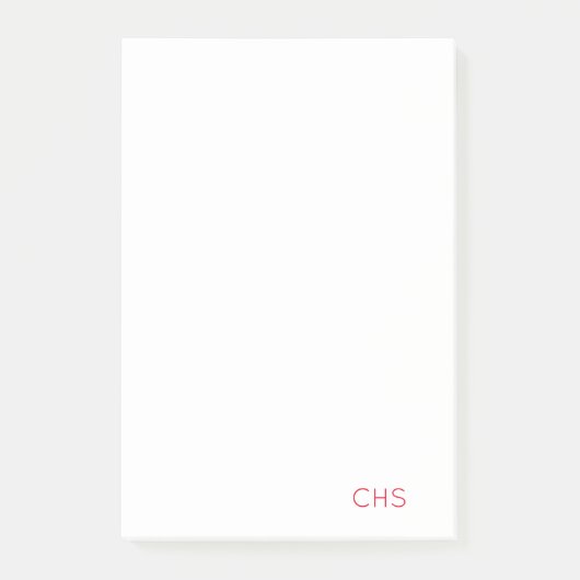 Team Spirit School Initialen Monogram Notes (Voorkant)