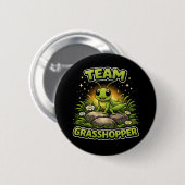 Team Sprinkhaan Ronde Button 5,7 Cm (Voorkant /achterkant)