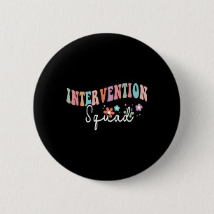 Team Squad Interventie Leraar Terug naar School Th Ronde Button 5,7 Cm