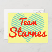 Team Starnes Briefkaart (Voorkant / Achterkant)