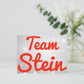 Team Stein Briefkaart (Staand voorkant)