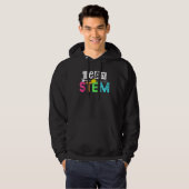 Team STEM Science Technology Engineering Wiskunde Hoodie (Voorkant volledig)
