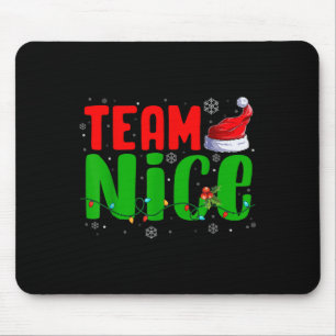 Team Stout Schattig Kerstman Hoed Grappig Kerstmis Muismat
