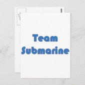 Team Submarine Briefkaart (Voorkant / Achterkant)