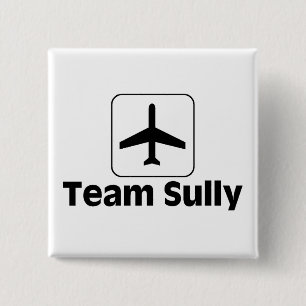 Team Sully Vierkante Button 5,1 Cm