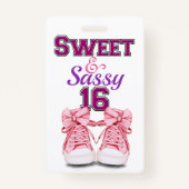 Team Sweet 16 Badge - Bekijk terug (Voorkant)