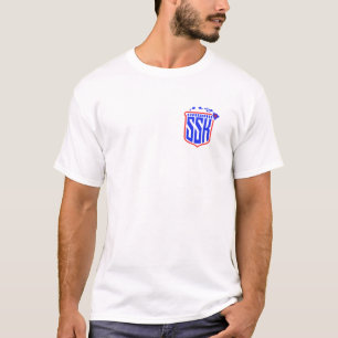 Team T-shirt (rood en blauw)