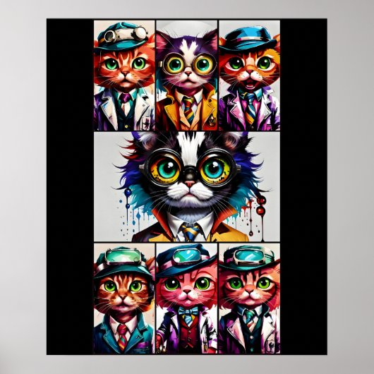 Team Tabbykin Poster (Voorkant)