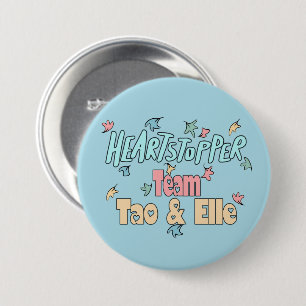 Team Tao en Elle Blue Ronde Button 7,6 Cm