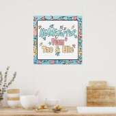 Team Tao en Elle White Poster (Keuken)