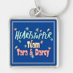 Team Tara en Darcy Blue Sleutelhanger