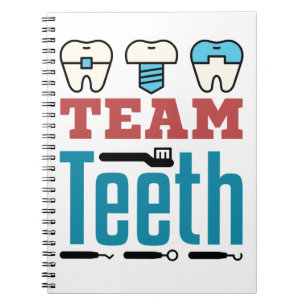 Team Teeth Dental Squad Personad Dentist Hygienist Notitieboek