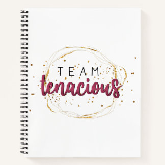 Team Tenacious notebook Notitieboek