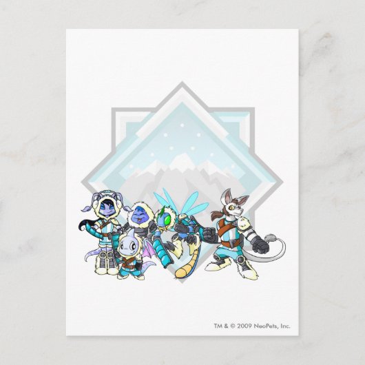 Team Terror Mountain Group Briefkaart (Voorkant)