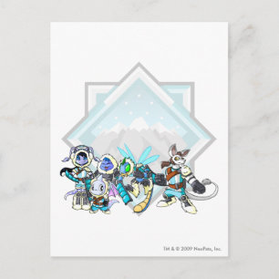 Team Terror Mountain Group Briefkaart