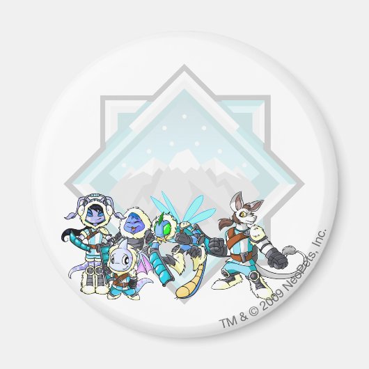 Team Terror Mountain Group Magneet (Voorkant)