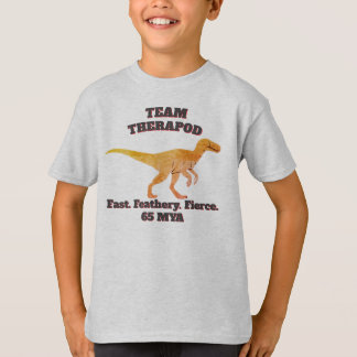 Team Theropoda - Snel. Veertig. hevig T-shirt